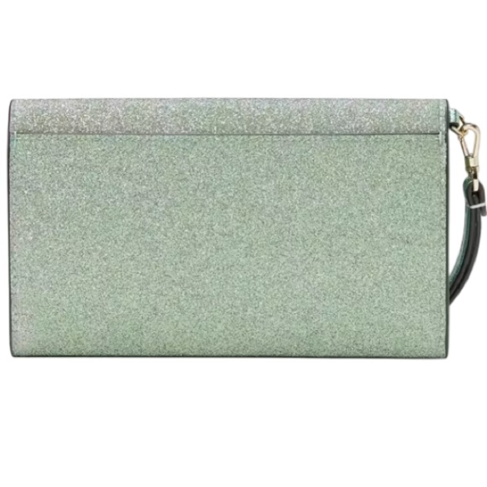 ‼️FINAL PRICE‼️Kate Spade Kenzie Boxed Glitter Medium Flap Wristlet - Picture 2 of 4